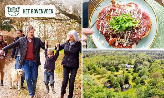 Wandelarrangement incl. koffie + thee en 2-gangenlunch bij terugkomst