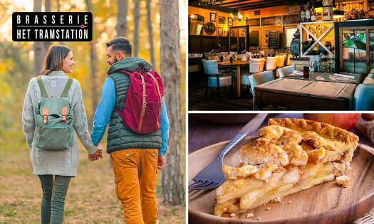 Winterwandeling + warme drank + gebak + lunchplank bij Het Tramstation