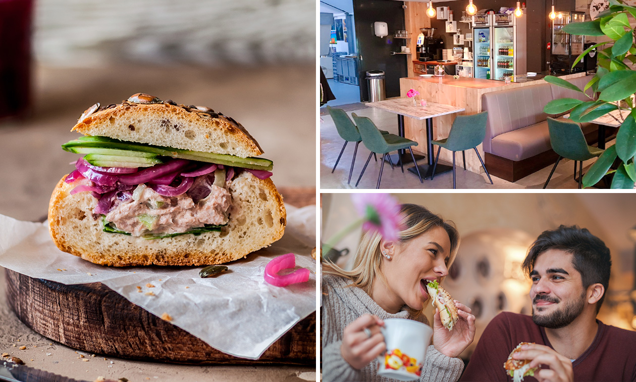 Heerlijk broodje + drankje naar keuze voor afhaal van Bij Mar Heerlijk broodje + drankje naar keuze voor afhaal van Bij Mar