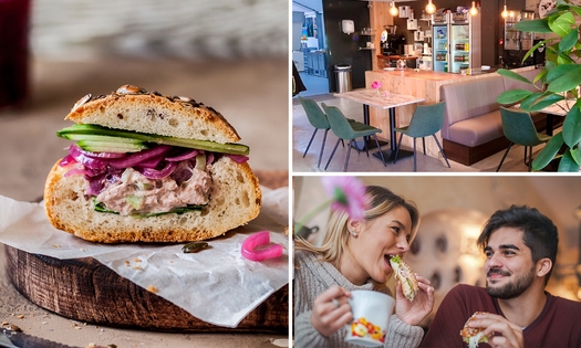 Heerlijk broodje + drankje naar keuze voor afhaal van Bij Mar