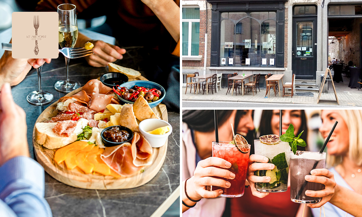 Borrelplank + cocktail of mocktail naar keuze bij Het Zwak Moment