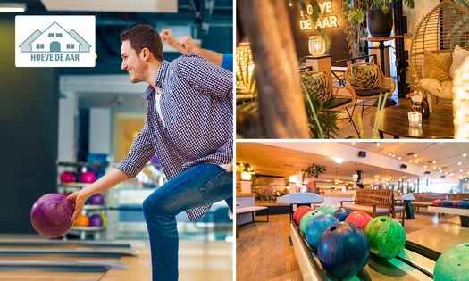 2 uur bowlen (tot 6 personen) bij Hoeve de Aar