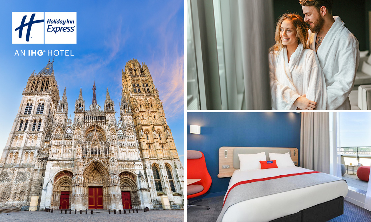 Overnachting voor 2 + ontbijt + welkomstdrankje in Rouen