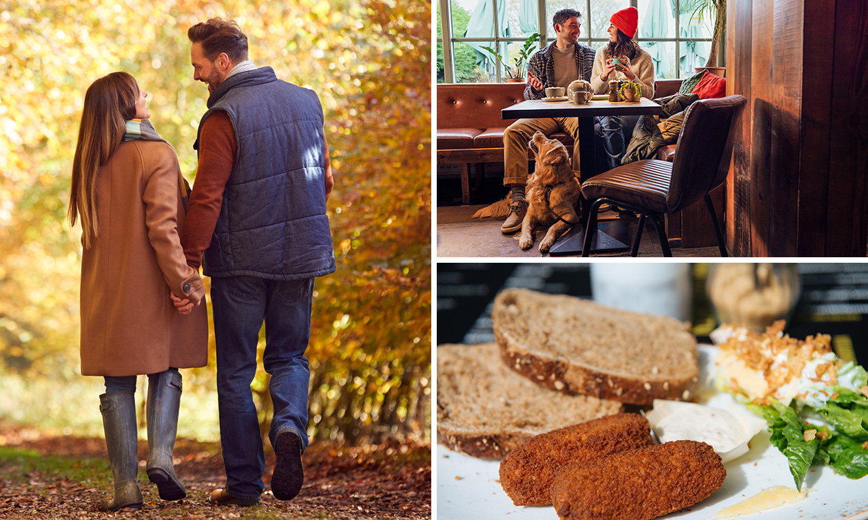 2-gangen keuzelunch en/of wandelarrangement bij Hotel Café Restaurant Prinsen