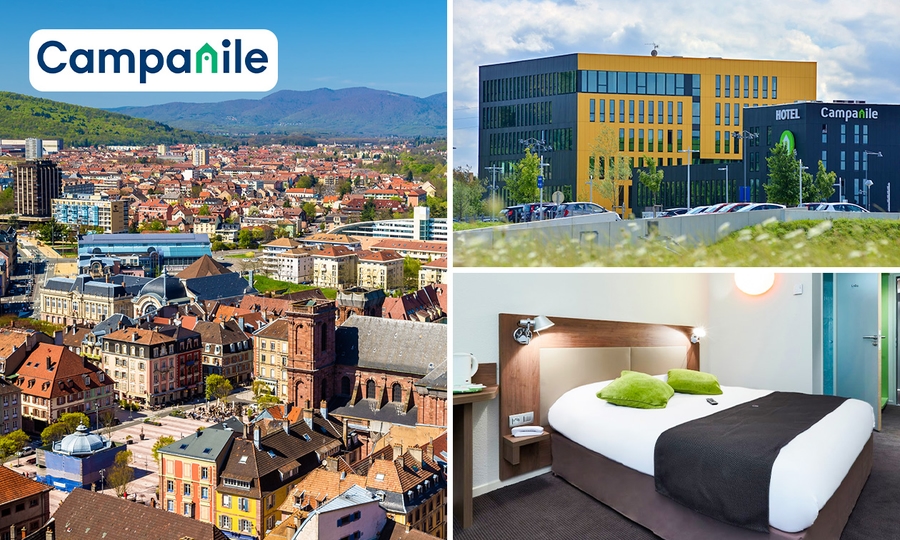 Overnachting voor 2 + ontbijt + late check-out in het hart van het Franche-Comté