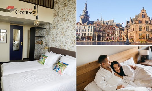 Übernachtung(en) für 2 + Frühstück und mehr im Hotel Courage Waalkade in Nimwegen