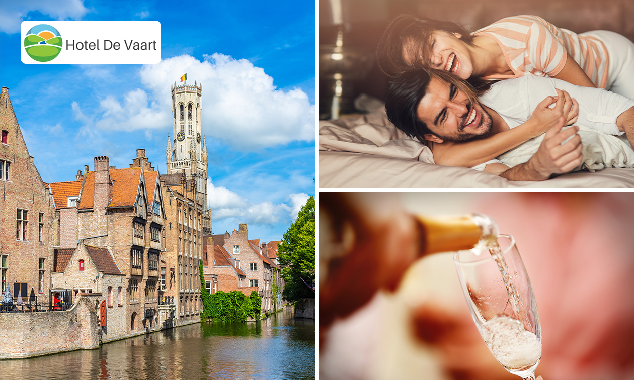 2 of 3 overnachtingen voor 2 + ontbijt + evt. diner met cava in Damme