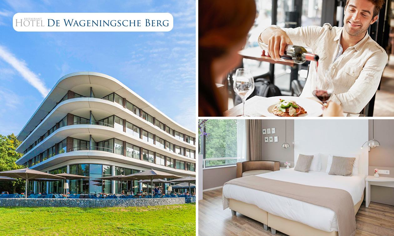 Overnachting(en) voor 2 + ontbijt + hoofdgerecht Fletcher's Keuzediner in Wageningen