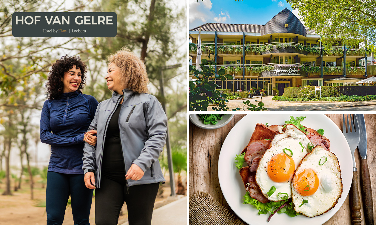 Wandelarrangement met warme drank + gebak + 2-gangenlunch