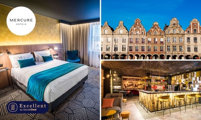 Nuit pour 2 + petit-déjeuner + check-out tardif à Arras