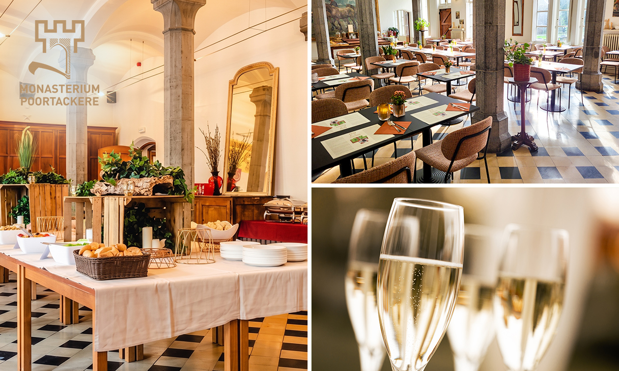 Ontbijtbuffet + glas bubbels (1,5 uur)