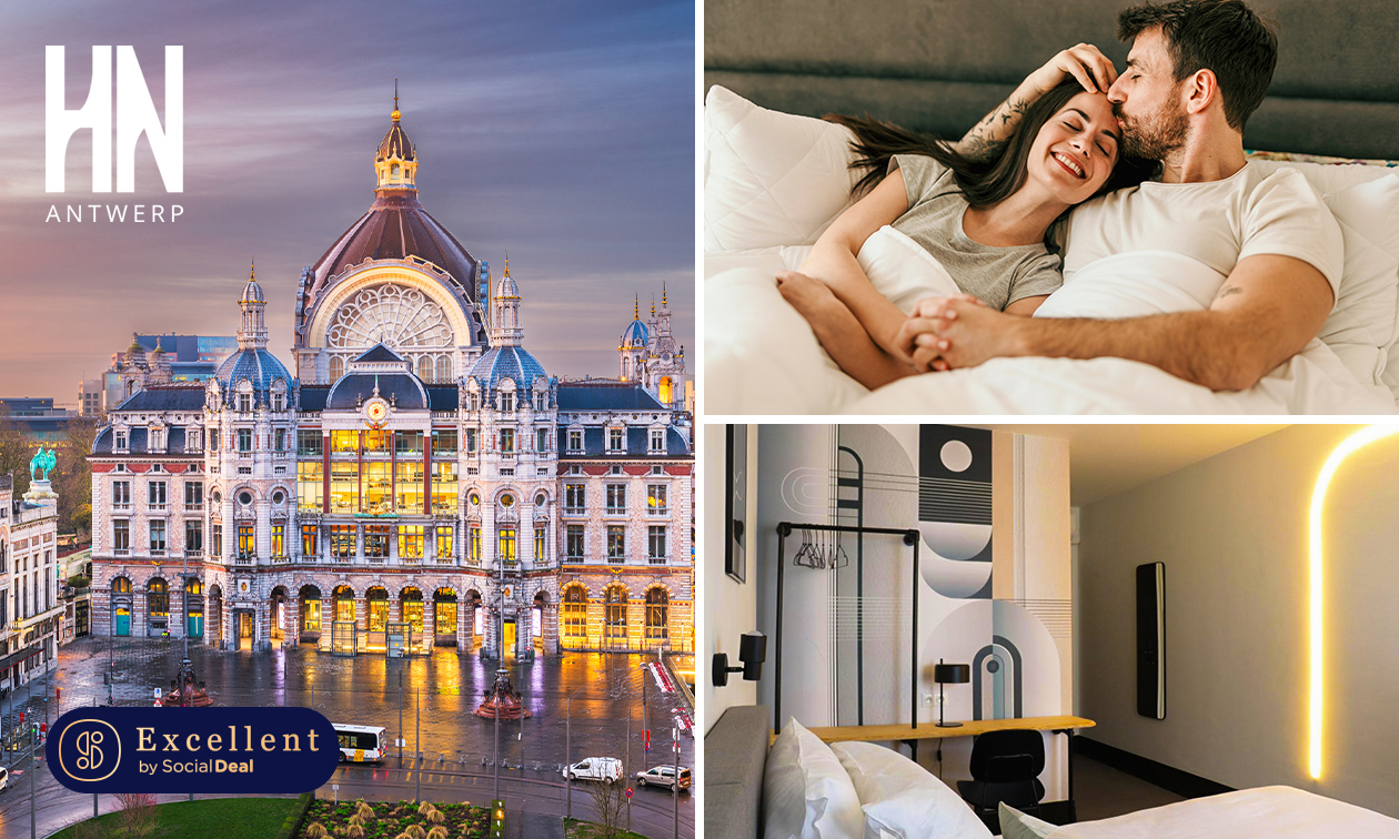 Overnachting voor 2 midden in Antwerpen