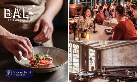 3-gangen shared dining-diner van de chef bij Hotel-Restaurant BAL
