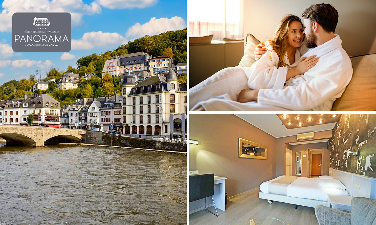 Nuit pour 2 + petit-déjeuner + check-out tardif à Bouillon en Ardenne