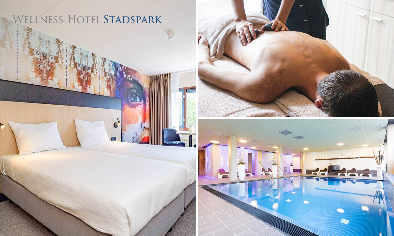 Overnachting(en) voor 2 + ontbijt + hoofdgerecht + 1x entree wellness bij Fletcher