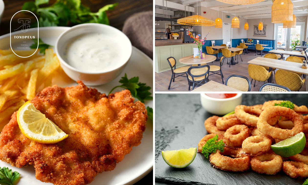 3-gangendiner à la carte bij Hotel Restaurant Toxopeus Anjum