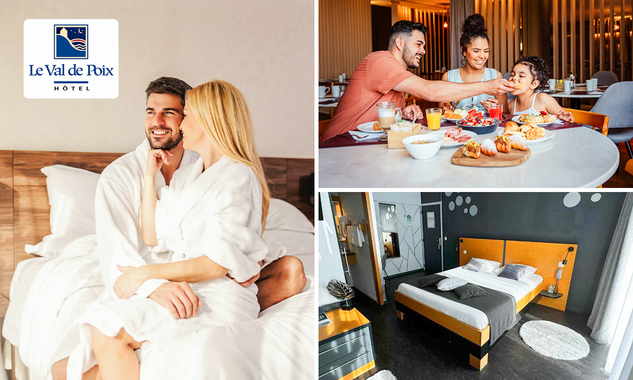 Overnachting voor 2 + ontbijt + late check-out in de Ardennen