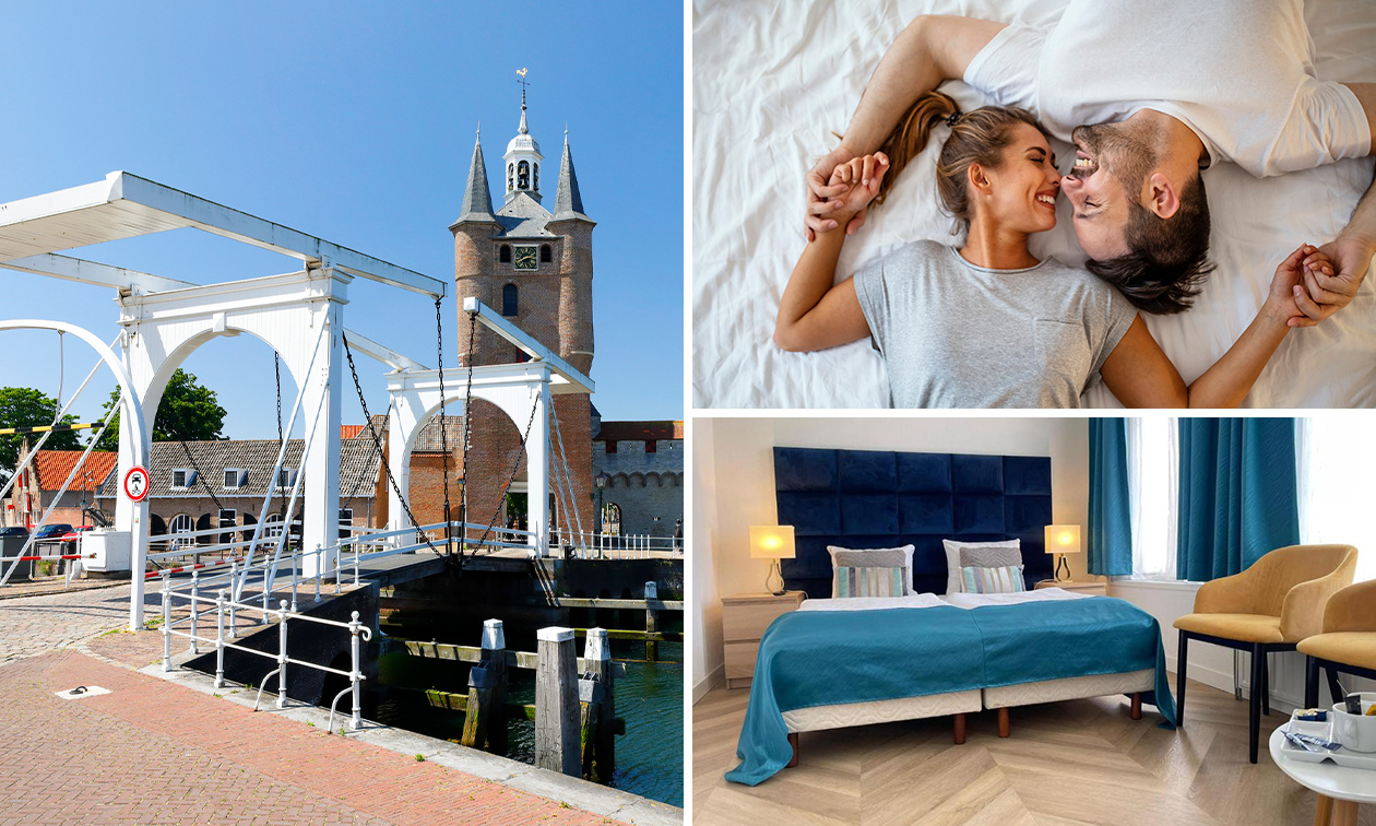 Overnachting voor 2 + ontbijt + evt. welkomstdrankje en diner in hartje Zierikzee