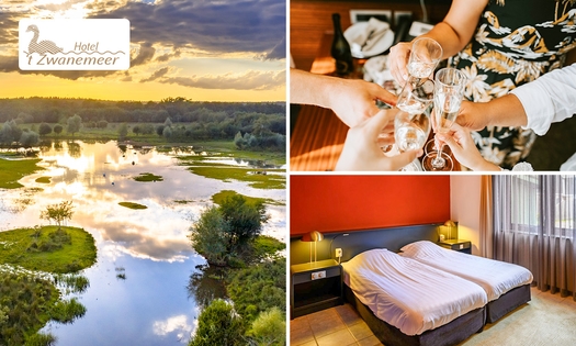 Nuit pour 2 + petit-déjeuner + bouteille de prosecco + check-out tardif