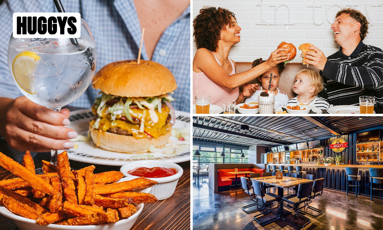 Menu burger en 2 ou 3 services au HUGGYS Nandrin
