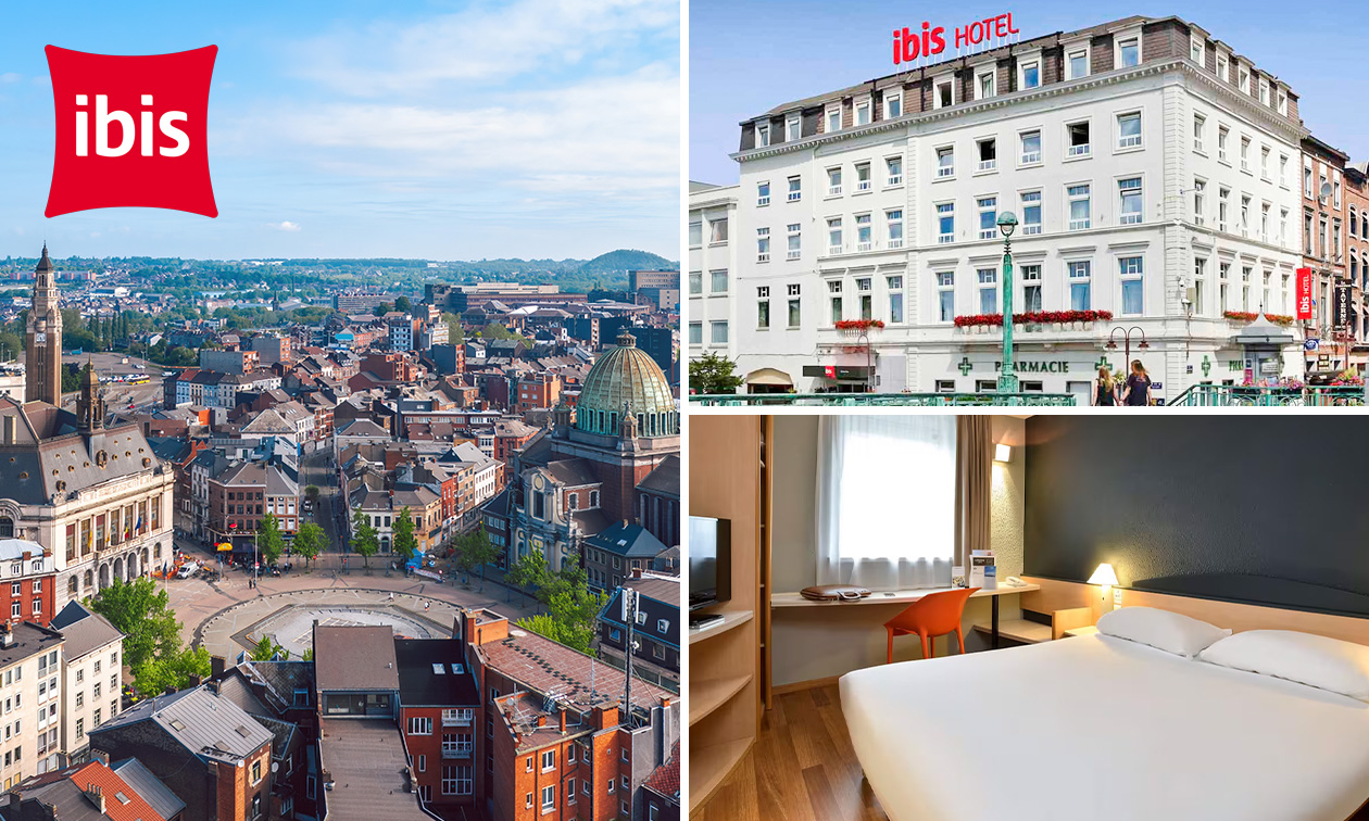 Overnachting(en) voor 2 + ontbijt + welkomstdrankje in Charleroi