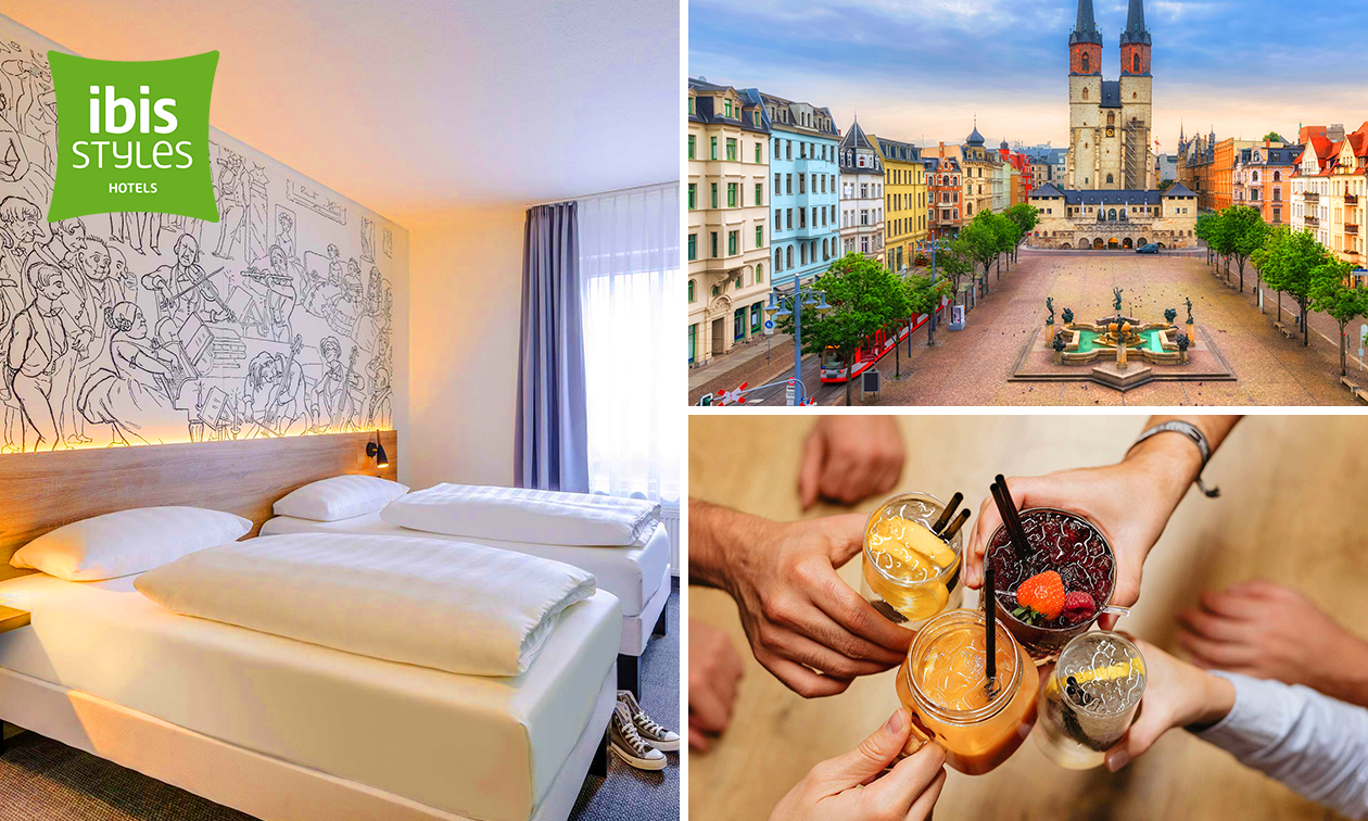 Overnachting voor 2 + welkomstdrankje en meer in Halle