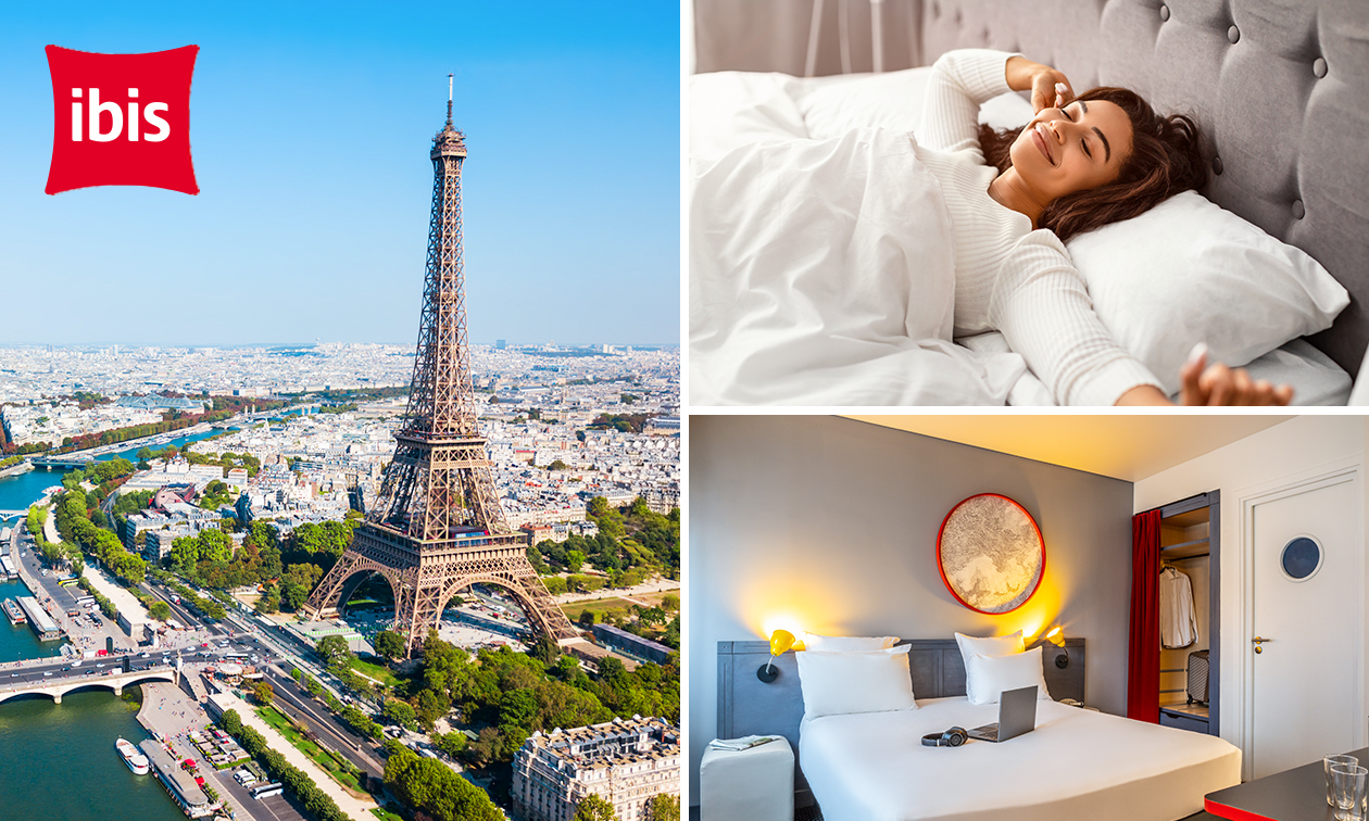 Overnachting(en) voor 2 + ontbijt + warme dranken in Parijs