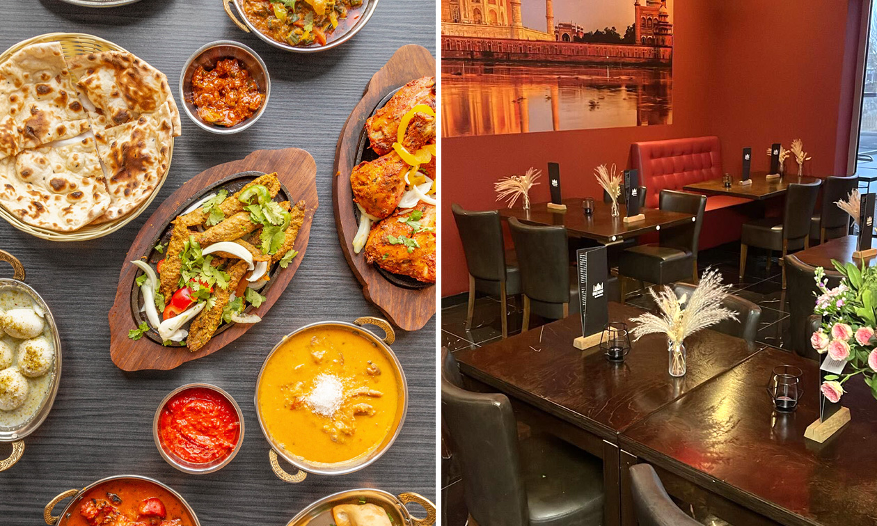 Indiaas 3-gangendiner van de chef of à la carte