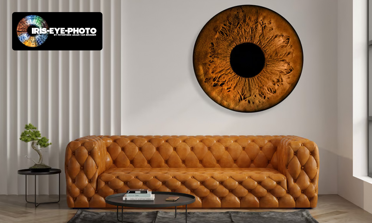 Iris-fotoshoot (1 tot 5 pers.) + 1 afdruk (20x20)