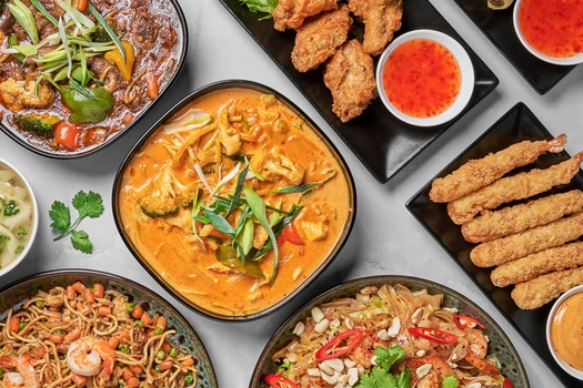 ”All you can eat” Asian buffet
