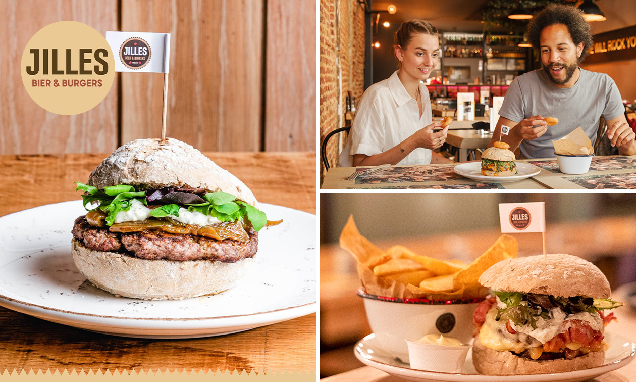 2-gangen keuzediner bij Jilles Beer & Burgers