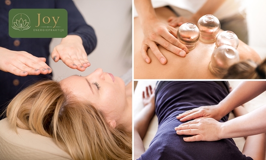 Reikibehandeling (60 min), cupping (60 min) en/of TTC-behandeling (90 of 120 min)