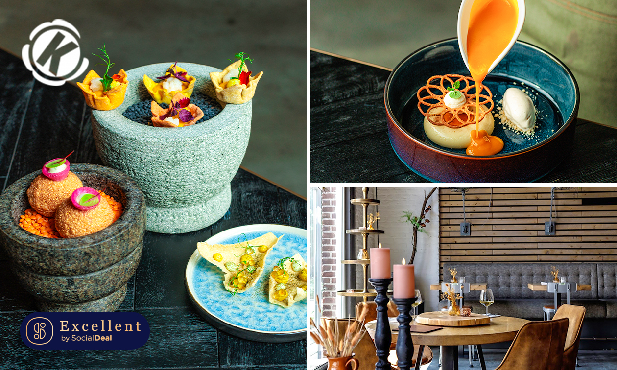 4-gangendiner van de chef + amuse
