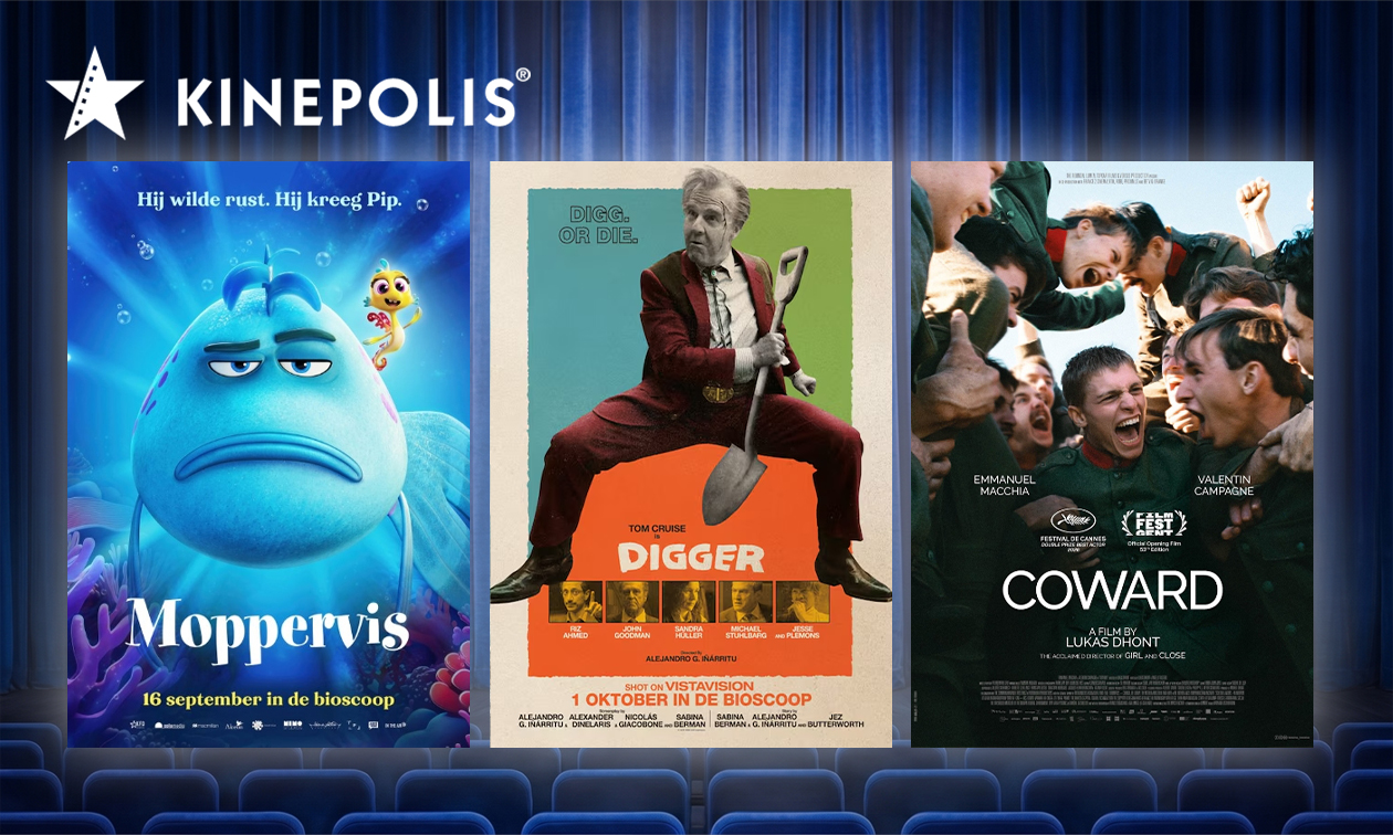 Ticket de cinéma pour Kinepolis en Belgique