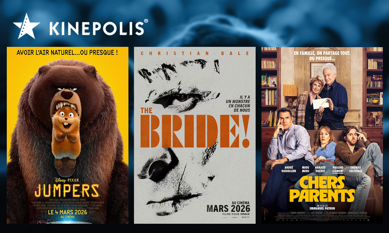 Ticket de cinéma pour Kinepolis en France