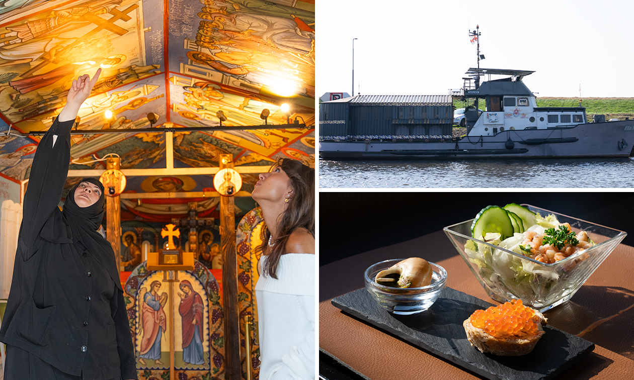 Overnachting voor 2 + rondleiding Kloosterschip + diner