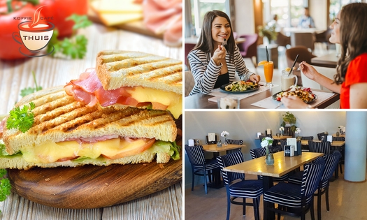 2-gangen keuzelunch bij Koffie Café Thuis