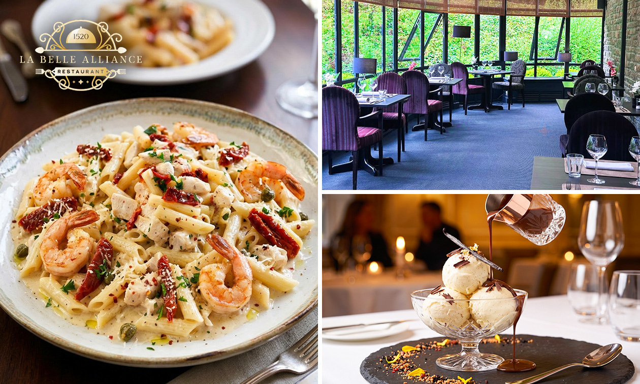 Menu en 2 ou 3 services à la carte au cœur des Ardennes