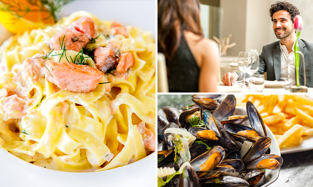 3-gangen keuzelunch of -diner aan het strand van Oostende