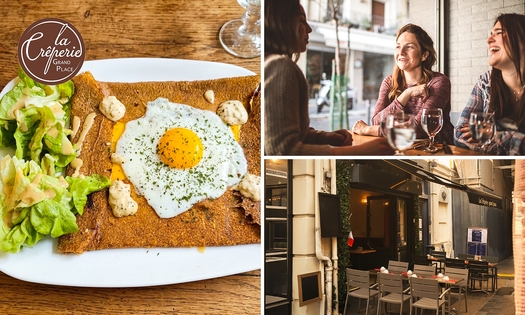 Menu en 2 services à la carte + boisson à Lille