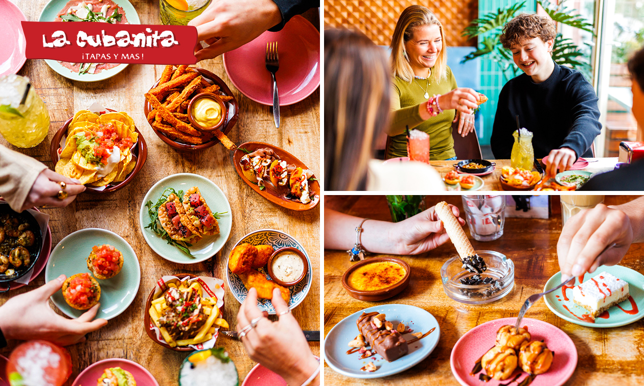 Onbeperkt tapas, drankjes en desserts bij La Cubanita in Schagen