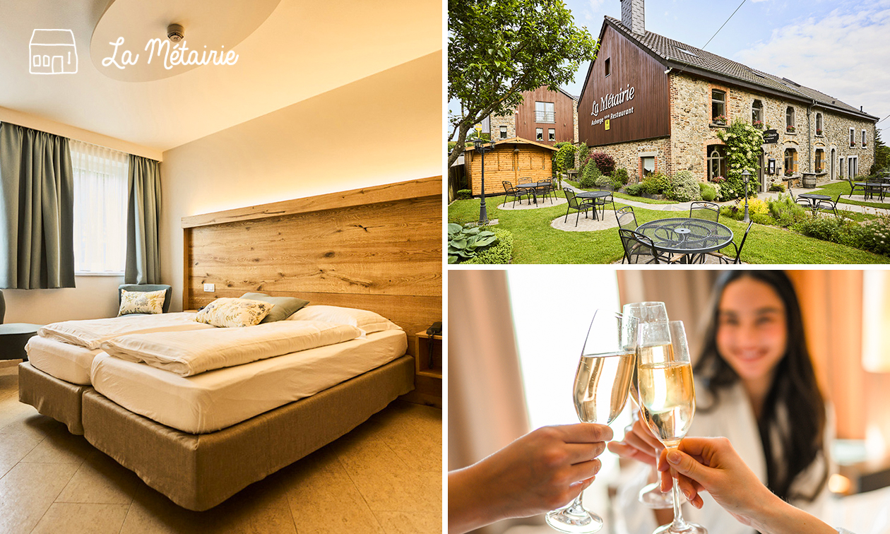 Overnachting voor 2 + ontbijt + early check-in + meer in Trois-Ponts