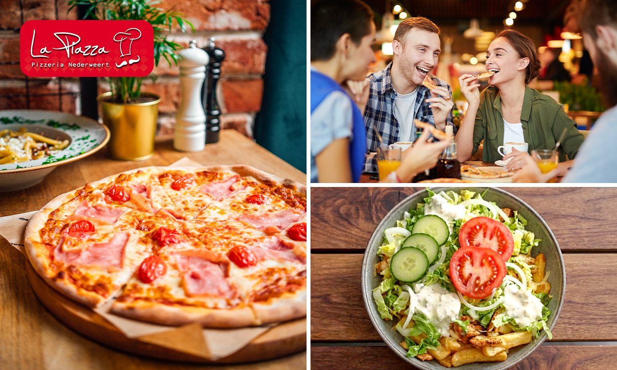 2 of 5 pizza's naar keuze of 2 of 6 kapsalons voor afhaal