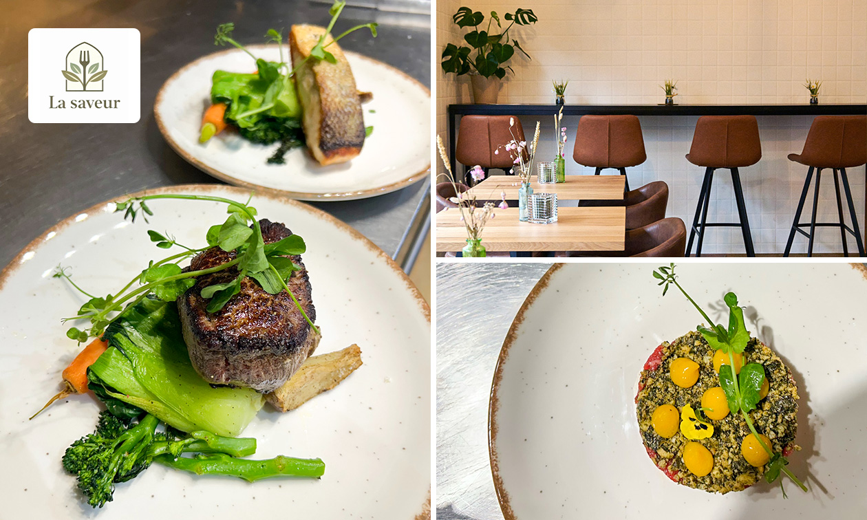 2- of 3-gangendiner à la carte bij La Saveur