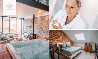 1 nuit pour 2 + spa privatif + petit-déjeuner + bouteille de cava à La Tour Obin