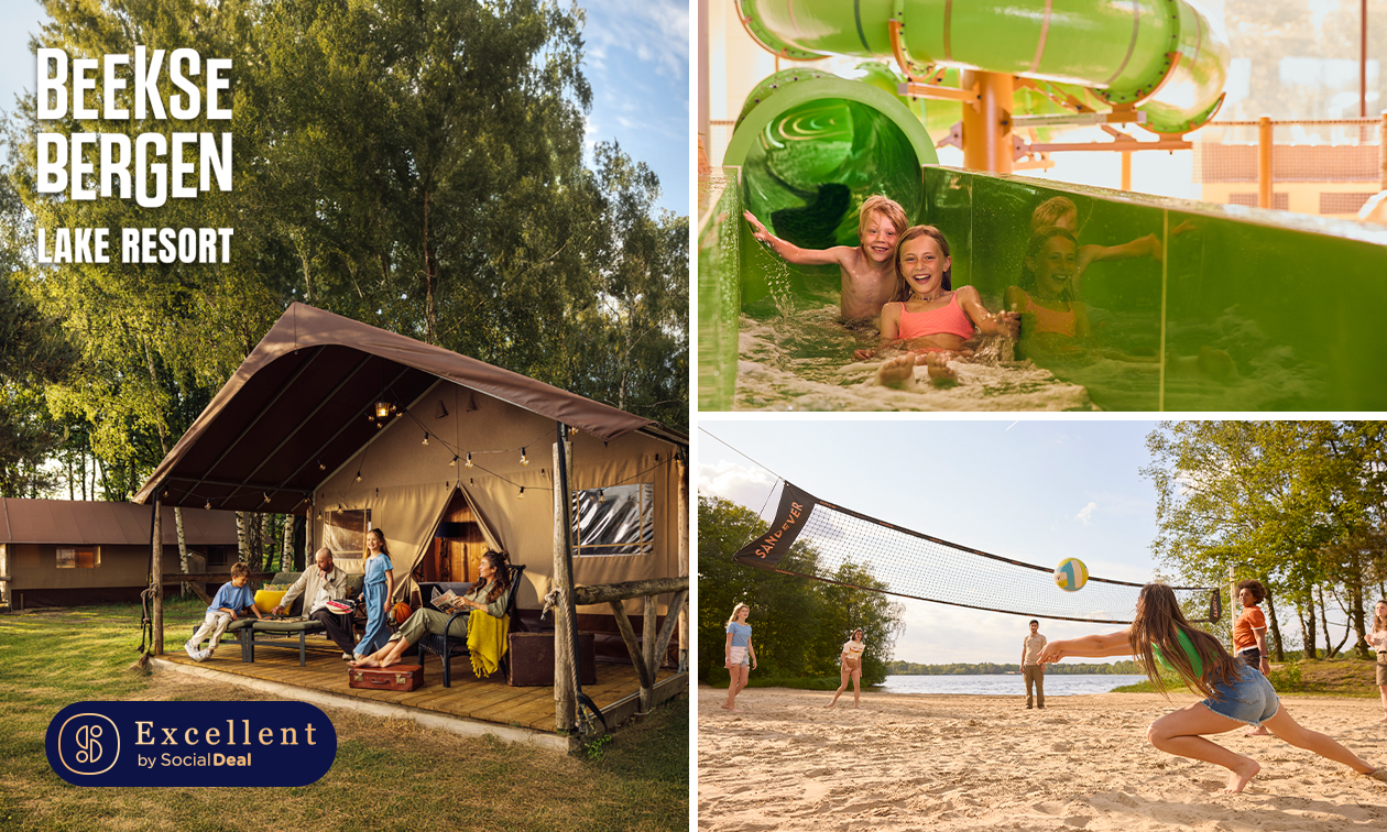 Weekend of midweek (5-6 personen) bij Lake Resort Beekse Bergen Weekend of midweek (5-6 personen) bij Lake Resort Beekse Bergen