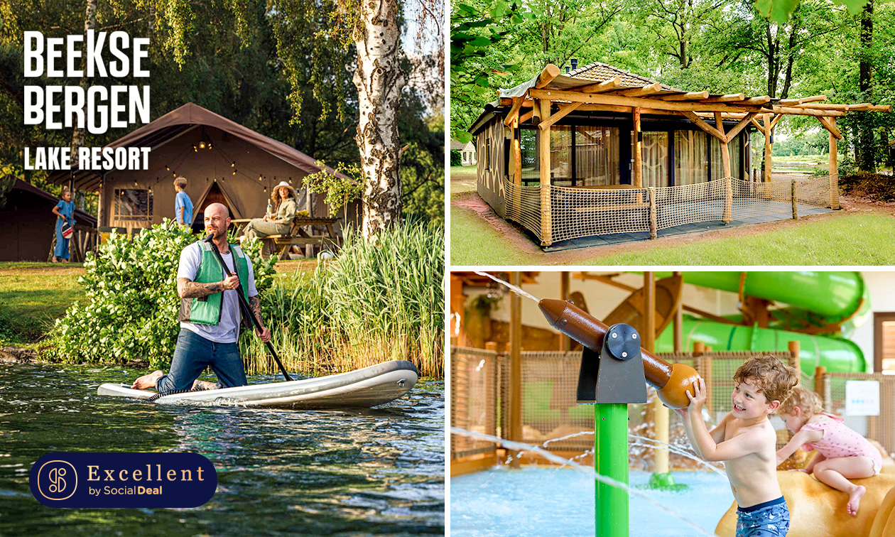 Midweek of weekend (2-6 personen) bij Lake Resort Beekse Bergen + toegang Safaripark Beekse Bergen