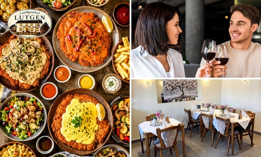 All-You-Can-Eat schnitzel + bijgerechten + dessert bij Landgasthof Lutgen