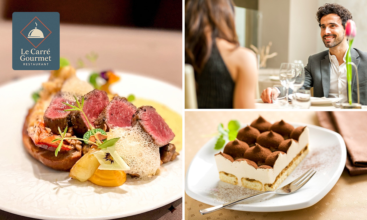 Menu en 2 ou 3 services au choix au restaurant le Carré Gourmet