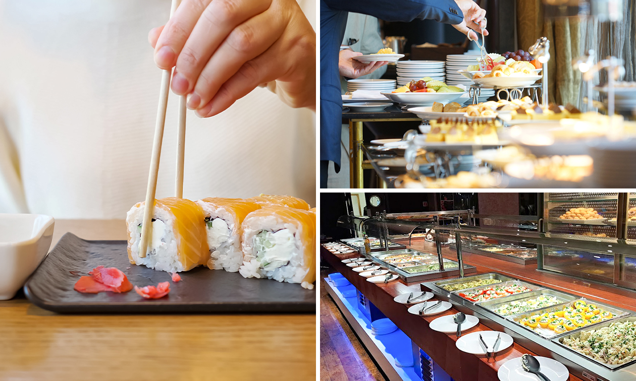 Buffet à volonté avec boissons illimitées chez Le Global